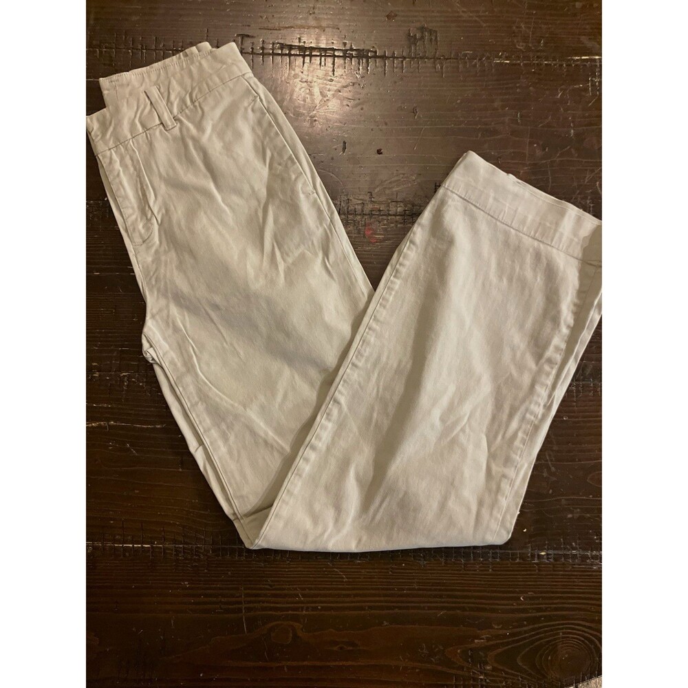 Gap Juniors Teens White Solid Pants Size 1 Pre-Owned Excellent